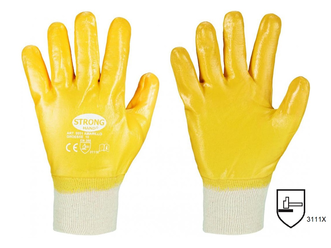 Nitril-Handschuhe PROFI EN388 vollbeschichtet